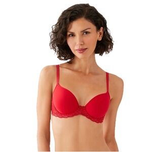 Wacoal La Femme Red Underwire Contour Bra 853117 Sz 32 DDD NWT